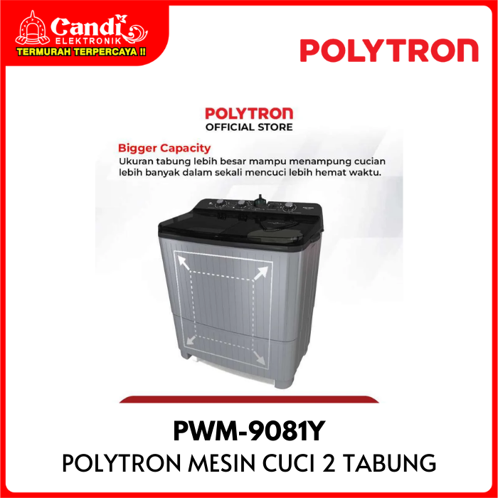 Polytron  Washing Machine Twin Tub